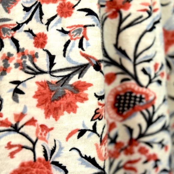 Lucky Brand Boho Floral Top Size Medium 8-10 - Picture 3 of 8